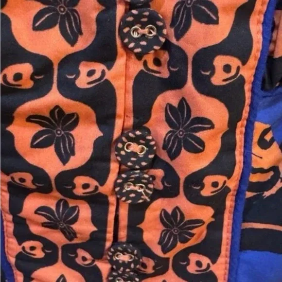 FARM Rio Blue and Orange Mini Dress EUC - Picture 4 of 4